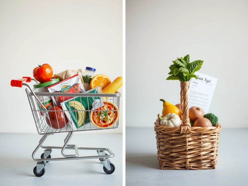 Gegenüberstellung Einkauf